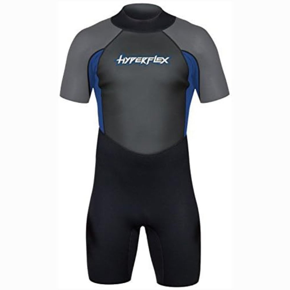 NEW Hyperflex Men's ACCESS 2.5mm Back Zip Spring Suit - (Blue, Small) ab329